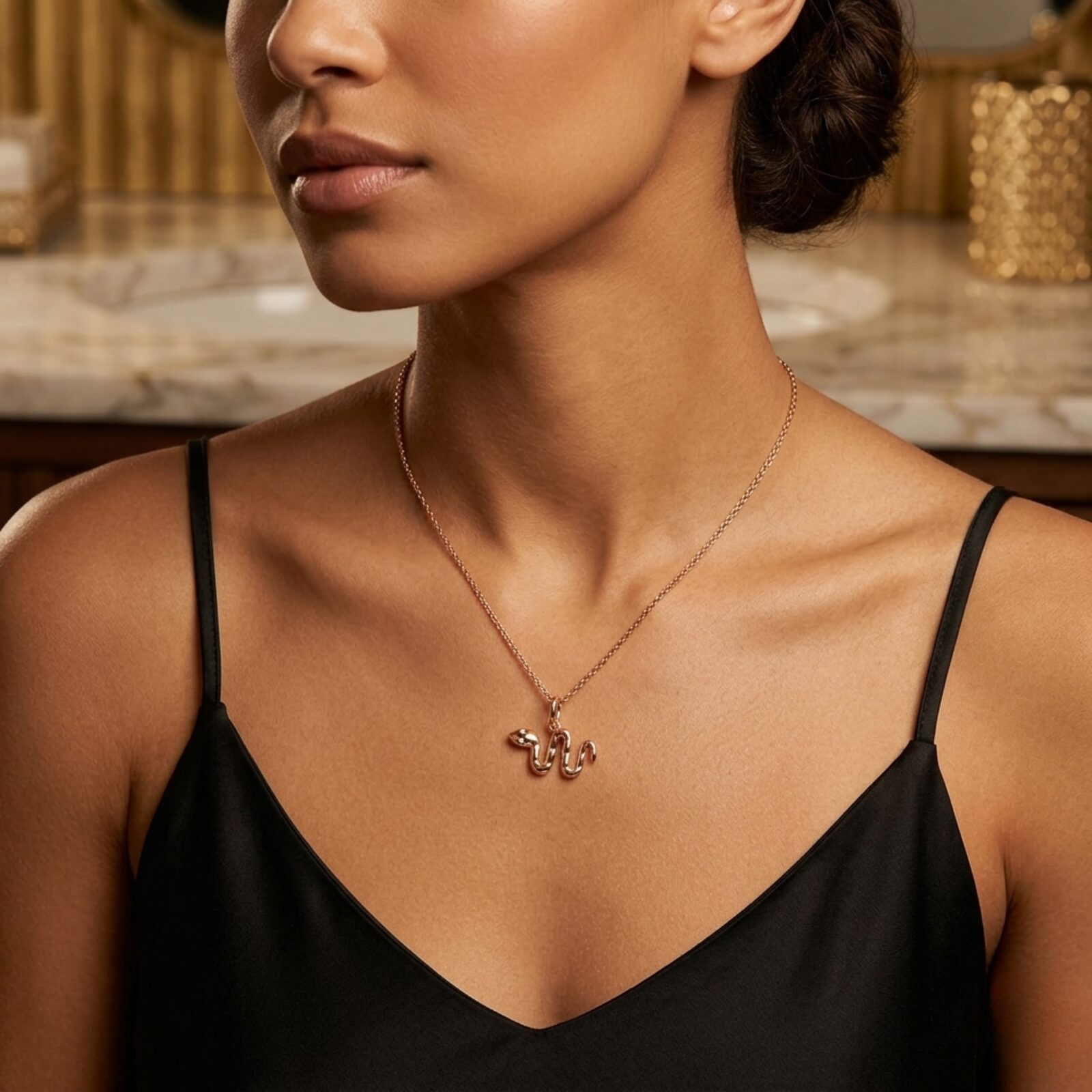 Lunar Zodiac Pendant - Snake