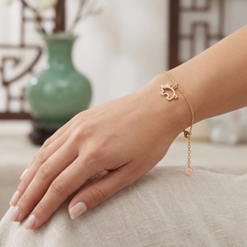 Lunar Zodiac Bracelet - Pig