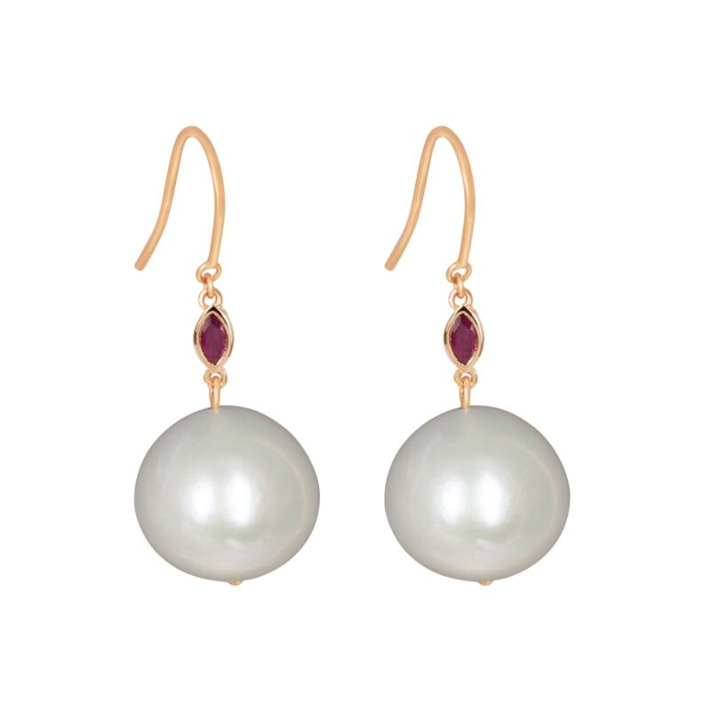 Artboard-2.jpg Birthstone Gemstone Pearl Drop Earrings