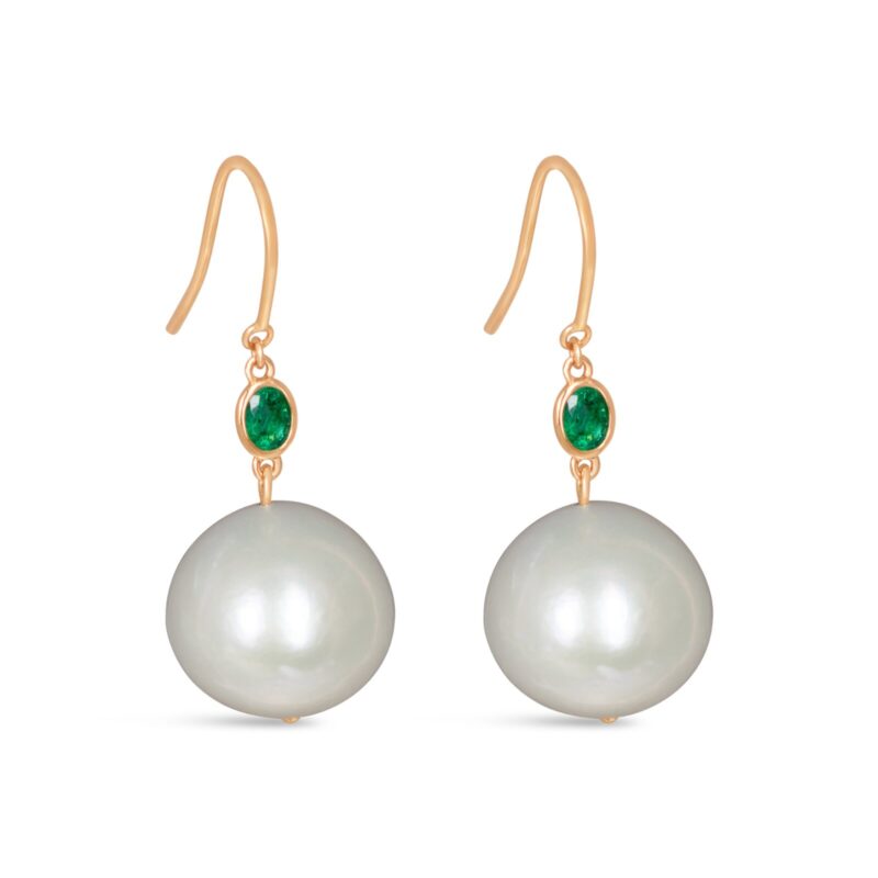 Birthstone-Gemstone-Pearl-Drop-Earrings-_-Emerald-E0288-14KYG-PFW-MC_Emerald.jpg Birthstone Gemstone Pearl Drop Earrings